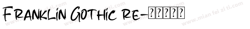 Franklin Gothic re字体转换